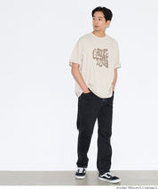 男裝刷舊LOGO短袖上衣 (Slub cotton print T-shirt)