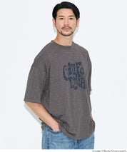 男裝刷舊LOGO短袖上衣 (Slub cotton print T-shirt)