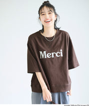 【早秋新品】 休閒LOGO五分袖衛衣