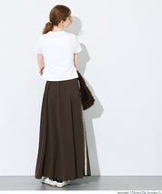 運動風彈性A字傘裙 (Line flared skirt)