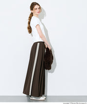 運動風彈性A字傘裙 (Line flared skirt)