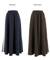運動風彈性A字傘裙 (Line flared skirt)