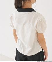 童裝愛心刺繡LOGO短袖POLO上衣