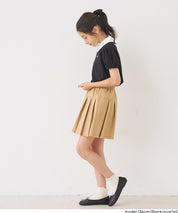 童裝愛心刺繡LOGO短袖POLO上衣