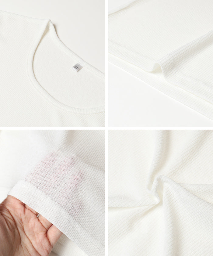 【早秋新品】 透膚圓領長袖T-Shirt