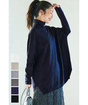 Turtleneck knit tunic
