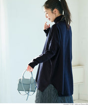 Turtleneck knit tunic