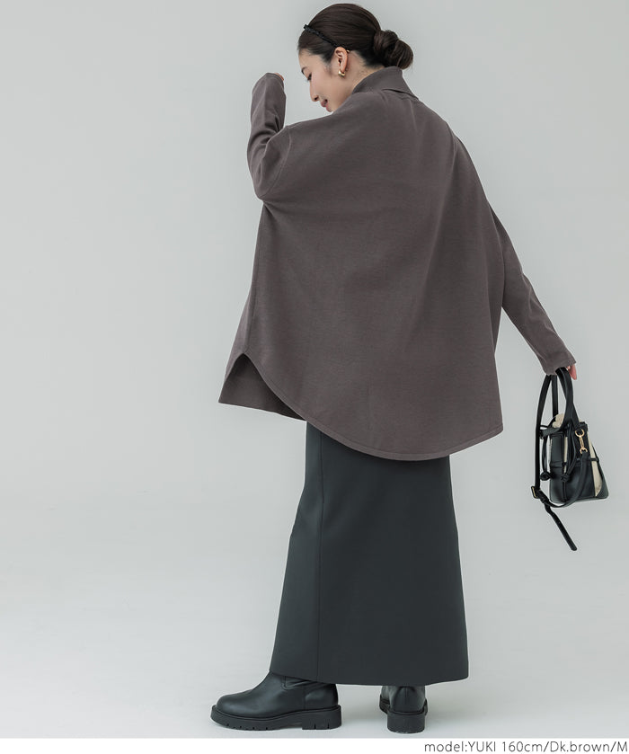 Turtleneck knit tunic