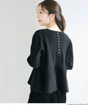 甜美氣質珍珠點綴針織娃娃上衣