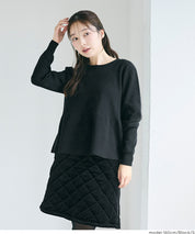 甜美氣質珍珠點綴針織娃娃上衣