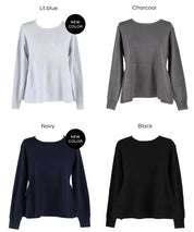 甜美氣質珍珠點綴針織娃娃上衣