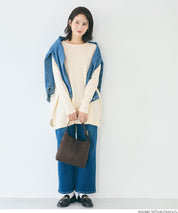 Crew neck knit tunic