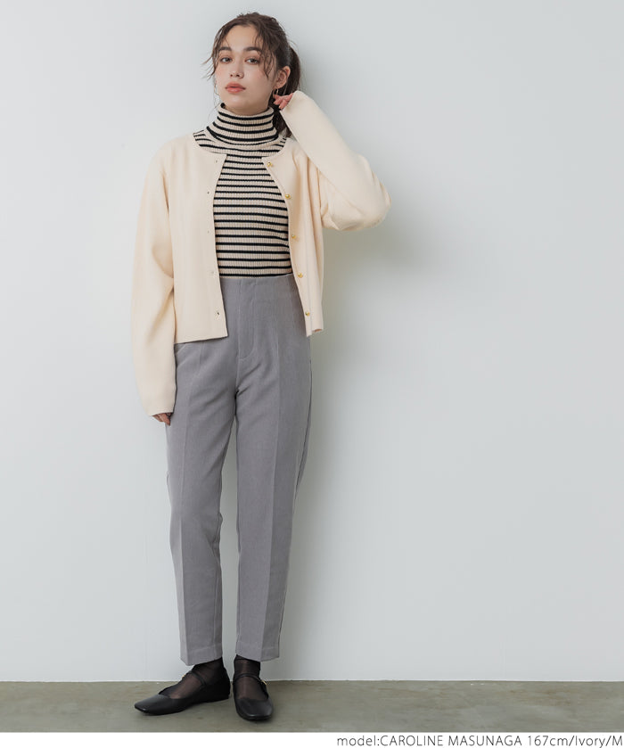 Gold button knit cardigan