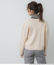 Gold button knit cardigan