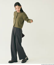 Gold button knit cardigan