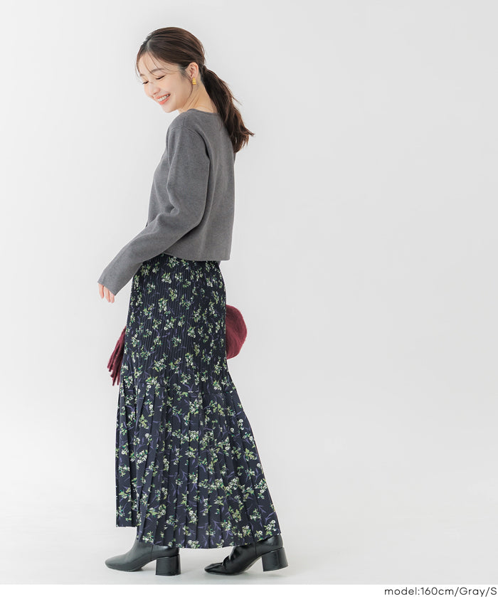 Gold button knit cardigan