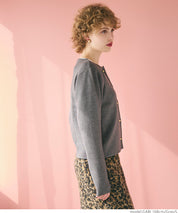 Gold button knit cardigan