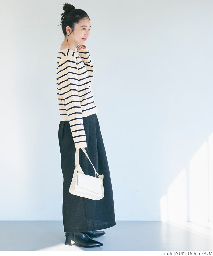 Gold button knit cardigan