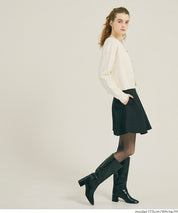 Gold button knit cardigan