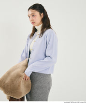 Gold button knit cardigan