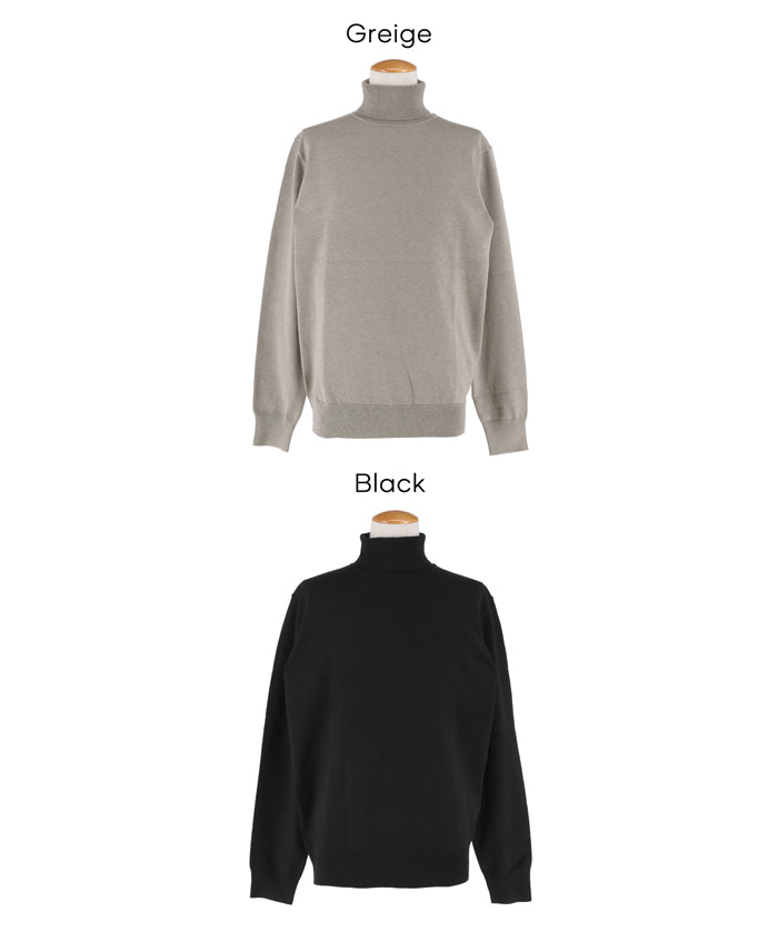 男裝高領針織毛衣