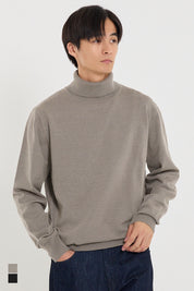 男裝高領針織毛衣