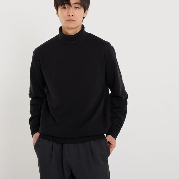 男裝高領針織毛衣