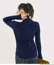 輕量 基礎百搭長袖高領針織上衣