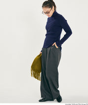 輕量 基礎百搭長袖高領針織上衣