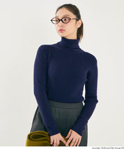 輕量 基礎百搭長袖高領針織上衣