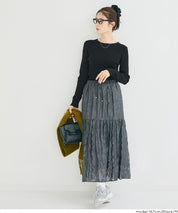 輕量 基礎百搭長袖圓領針織上衣