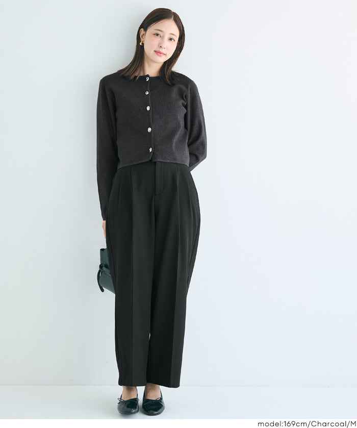 造型金扣氣質針織外套