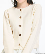 造型金扣氣質針織外套