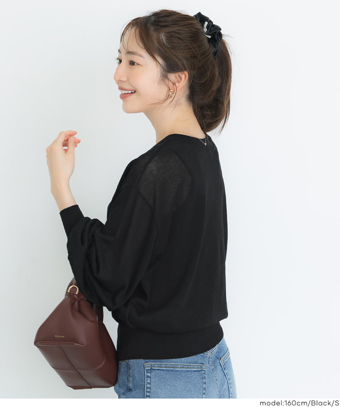 【早秋新品】 日系微透薄針織開衫